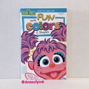 123 Sesame Street Fun With Colors & Shapes Write on Wipe Off  Activity Book